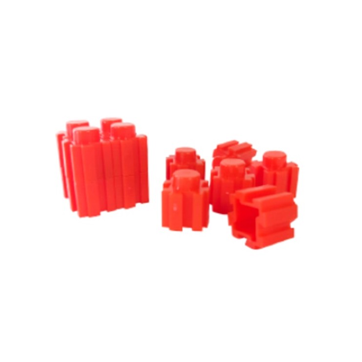 Red 2Blocks Toys 50 Pcs